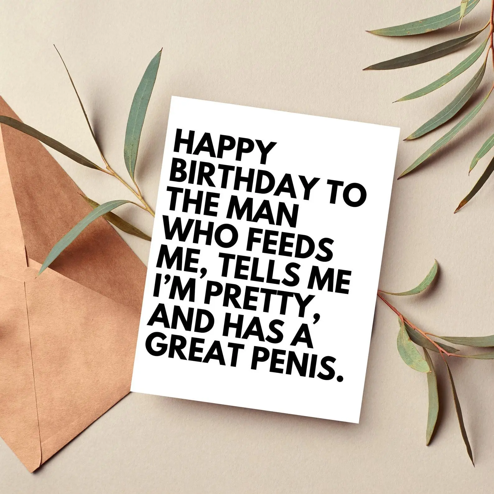 Birthday Card for Him, Boyfriend Birthday Card, Birthday Gift for Him, Husband Birthday Card, Funny Birthday Cards for Him Raunchy