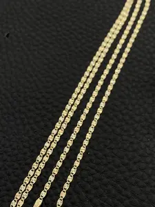 14K Gold Chain Necklace Womens Mens Jewelry Acessories