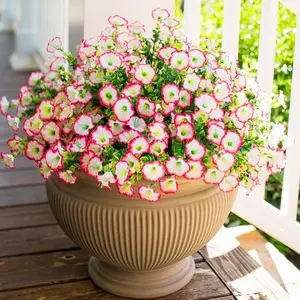 Artificial Flower, Faux Flower in Pot, Decorative Flower Pot for Home Garden Party Wedding, Home Decor Supplies, Room Decor, Fruit
