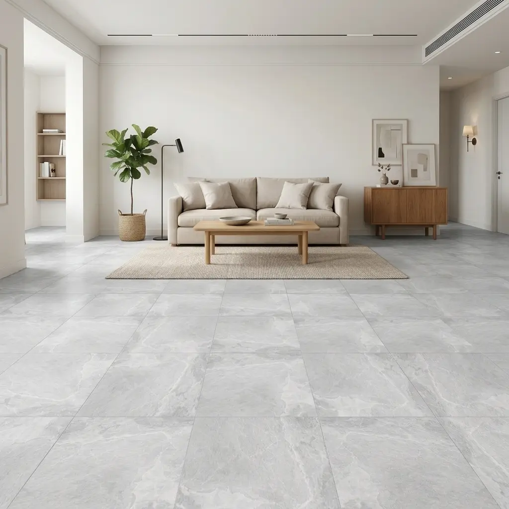 Yipscazo 12"x12" Peel and Stick Vinyl Floor Tiles, 50-Pack (50 Sq.Ft Coverage), Shale Gray Renter-Friendly Modern Flooring - Waterproof, Water-Resistant, Vinyl Material for DIY Home Improvement