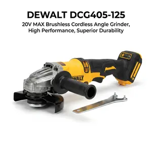 Dewalt DCG405 20V 9000Rpm Brushless Grinder For Metal Fabrication lithium battery replacement job site