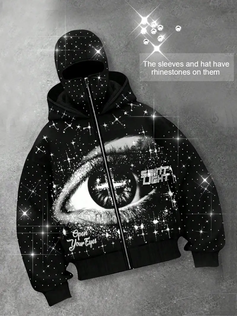 トップス hydrogen star zip parker y2k gal archive hellstar jacket zip up - TikTok Shop