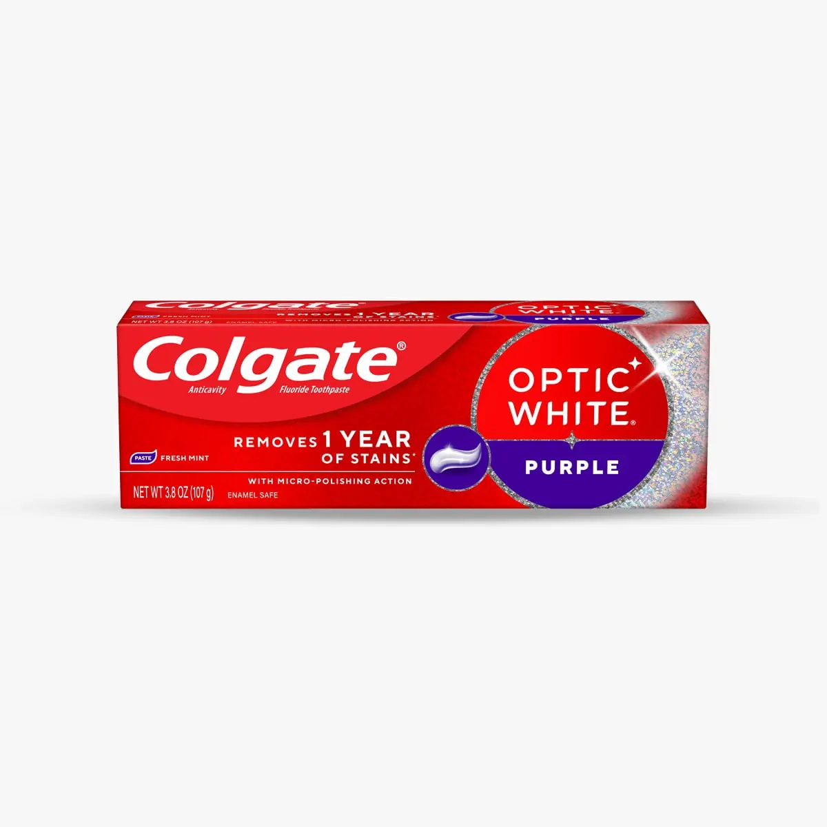 Colgate Optic White Purple Teeth Whitening Toothpaste Colgate Optic White Purple Teeth Whitening Toothpaste
