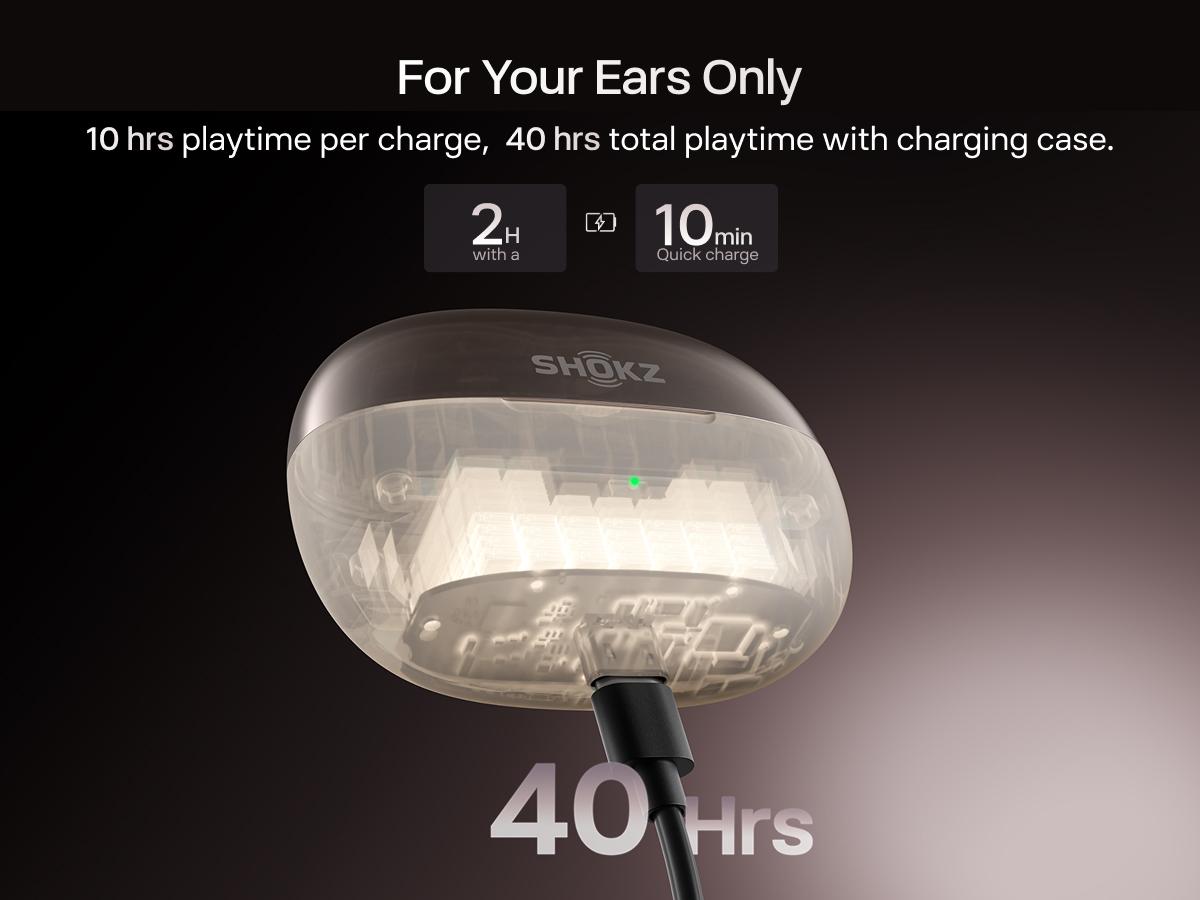 【Live only】SHOKZ OpenDots ONE - Open-Ear Headphones - Wireless Bluetooth Earbuds with Microphone - Premium Dolby Audio - Water Resistant - Fast Charging - Up to 40 hrs Playtime 【Live only】SHOKZ OpenDots ONE - Open-Ear Headphones - Wireless Bluetooth Earbuds with Microphone - Premium Dolby Audio - Water Resistant - Fast Charging - Up to 40 hrs Playtime