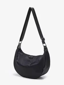 Minimalist wandering bag, unisex shoulder bag, half moon shaped handbag, semi-circular shoulder bag, moon bag design, waterproof perfect Mother's Day gift, fashionable and practical daily use handbag