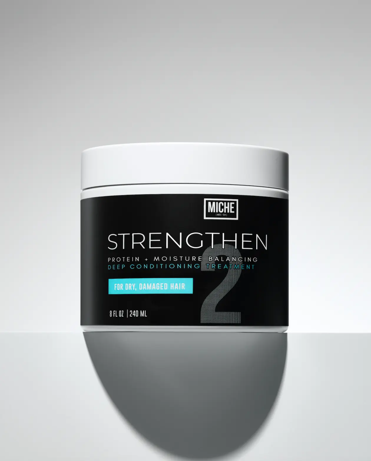 [MICHE] Protein + Moisture Balancing Deep Conditioner | Strengthen damaged hair strands | Colored treated or Straight hair - Miche Beauty