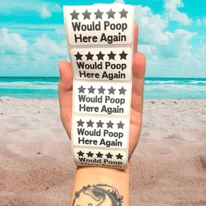 Would poop here again 25 pack thermal stickers