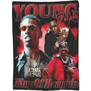 Young Music Dolph Blanket Blankets Bed Blanket Throw Blanket Sofa Couch Blanket for All Season 50"X40"