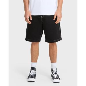 Quiksilver | Mercury Carpenter Denim Short | 100% Cotton Embroidered Logo Relaxed Fit | Everyday Wear & Casual Streetwear