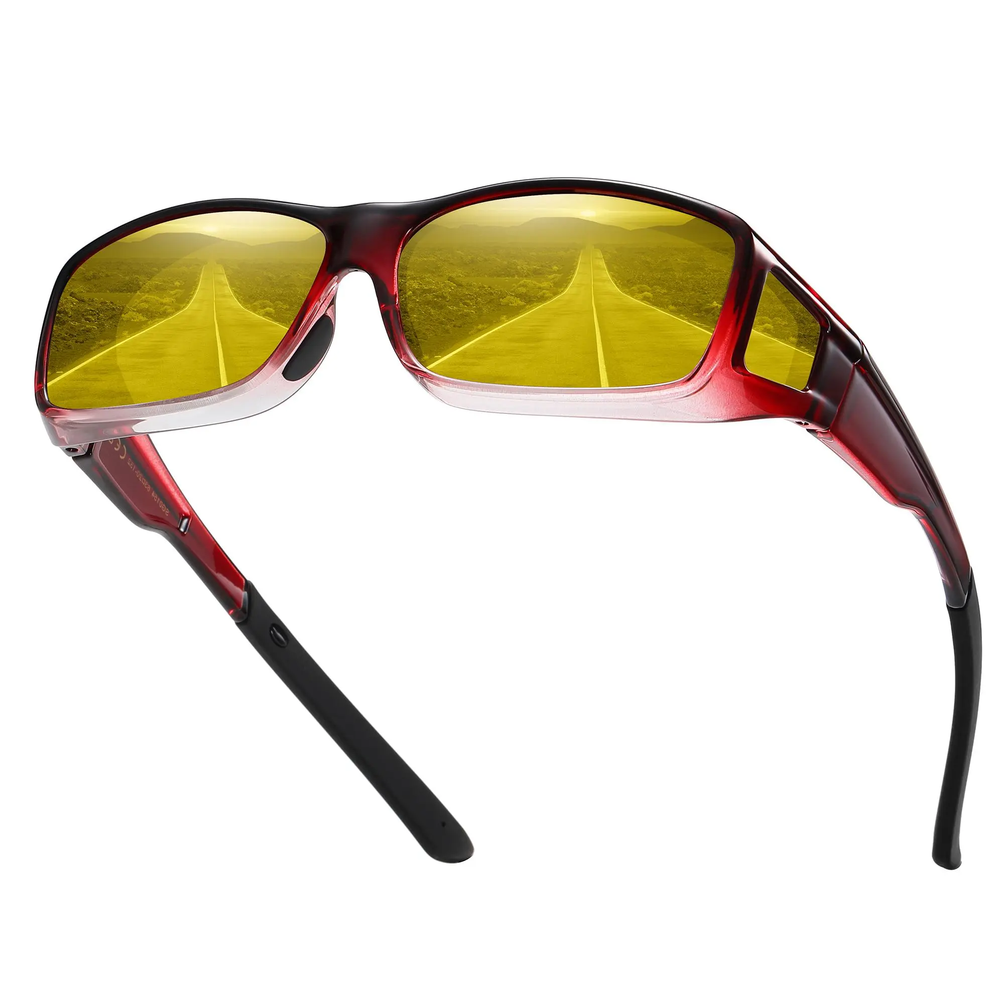 S4 Wine Red Frame Night Vision Lens