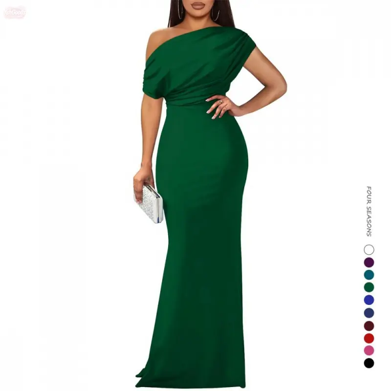 chinese dress ladies Long Formal A-Line Lace Evening Dress by LaDivine CK2401 – The Dress Outlet main image 1