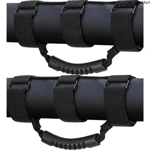 2PCS Roll Bar Grab Handles for Jeep Wrangler JL JK TJ YJ