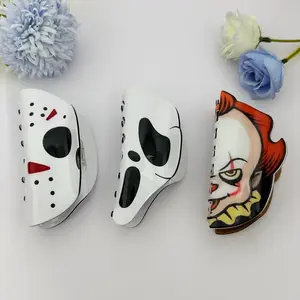 Spooky Creepy Cutie Ghost Hair Claw – Double-Sided Durable Plastic Clip for Women & Girls, Fun Horror Character Durable Plastic for Women & Girls, Casual Design, Premium Hair Accessory for Her, Bestie, BFF, Back to School