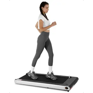 4.0HP Folding Treadmill, Portable Treadmill with 14.5" LCD Display & Pulse Detection for Home Office Apartment Exercise,Black，[0.6-8.7MPH] [400LBS MAX] [No Assembly]