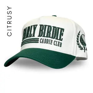 EARLY BIRDIE TRUCKER HAT - WHITE/GREEN