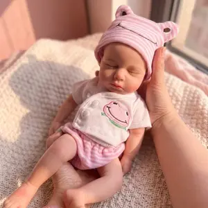 13-Inch Silicone Loulou Doll for Girls, Handmade High-Quality Painted Collectible, Mouth Compatible with Baby Bottle, Perfect Gift