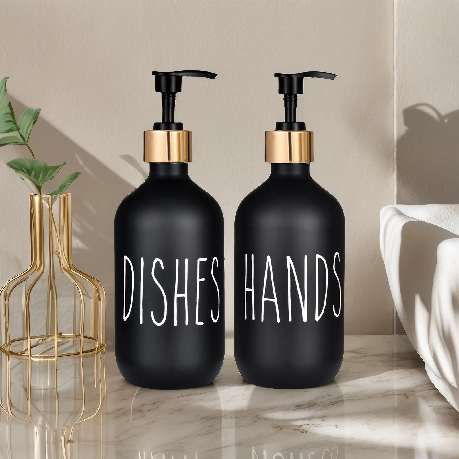 Kitchen Hand and Dish Soap Dispenser Bottle
