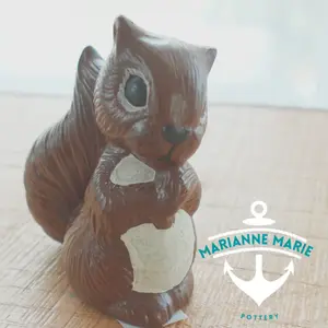 Hand-Painted Sitting Squirrel