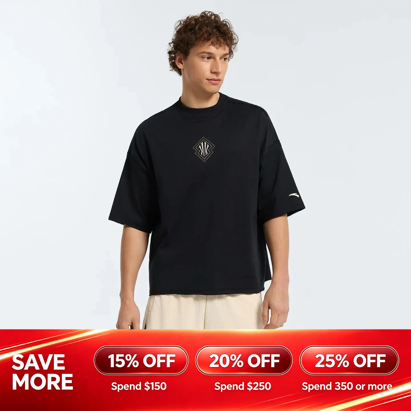 [Back to School] ANTA Hélà Kyrie Irving Metamorphosis Menswear Tee Black Green Khaki Fashionable Tshirt Streetwear BTS