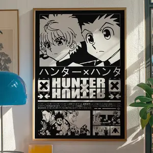 Hunter x Hunter Anime Poster - Hxh Gon Killua Poster - Anime Poster Gift