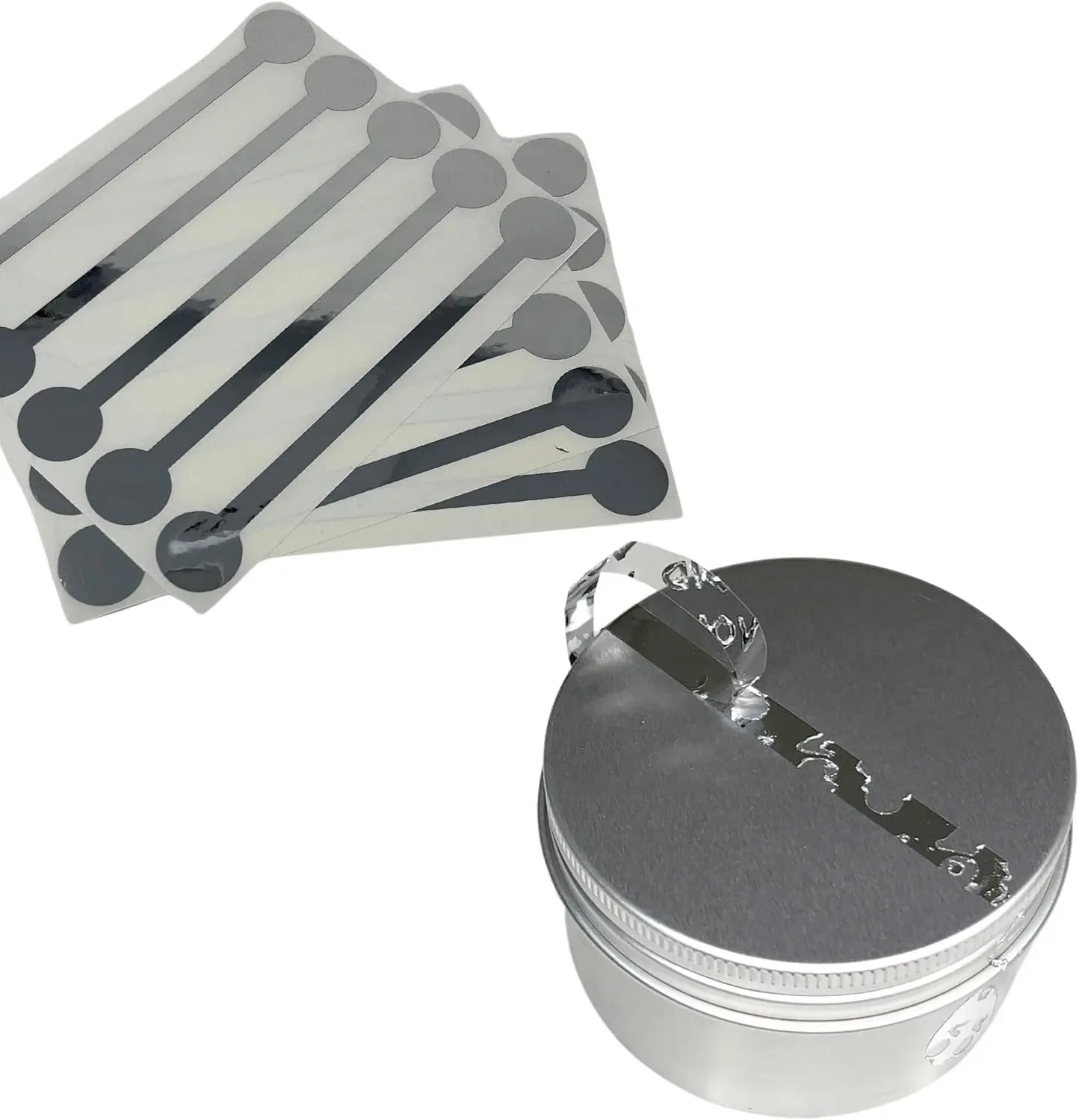 Tamper Evident Security Stickers, Blank, 0.75" X 5.5"