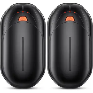 AI Hand Warmers Rechargeable 2 Pack, AI Smart Chips Electric Hand Warmers, 20Hrs Long Safe Heat, Portable Pocket Heater, Gifts for Christmas, Outdoor, Hunting, Golf, Camping Accessories