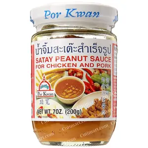 Por Kwan Satay Peanut Sauce (Sốt Đậu Phộng Satay) - 7 Oz