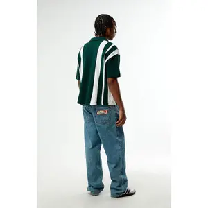 Pacsun Men's Dylan Baggy Jeans Embroidered Patch Medium Blue