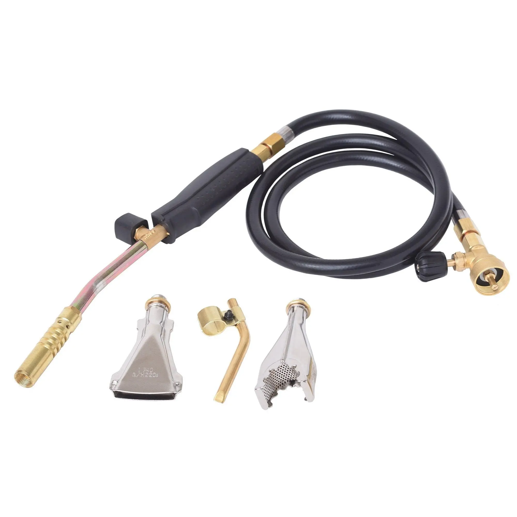 Flame King Propane Gas Torch 6,000 BTU Kit w/ 3 Burners for Melting, Brazing Gold and Silver Precious Metals, Welding, Soldering, and Repairs
