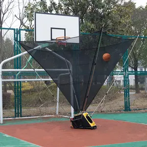 Efficraft Basketball Catching & Shooting Machine, Dual - Power Rechargeable/Plug - in Basketball Shooting Trainer, Basketball Rebounder Machine, Basketball Return Attachment, Bait casters outdoorfun