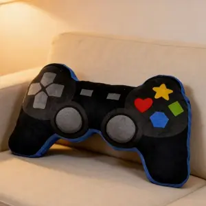 Game Controller Pillow Cushion, Soft Cushion, E-Sports Room Decorative Backrest, Sofa Bed Head Waist Support, Student Dorm Chair Pad, Boys' Gift