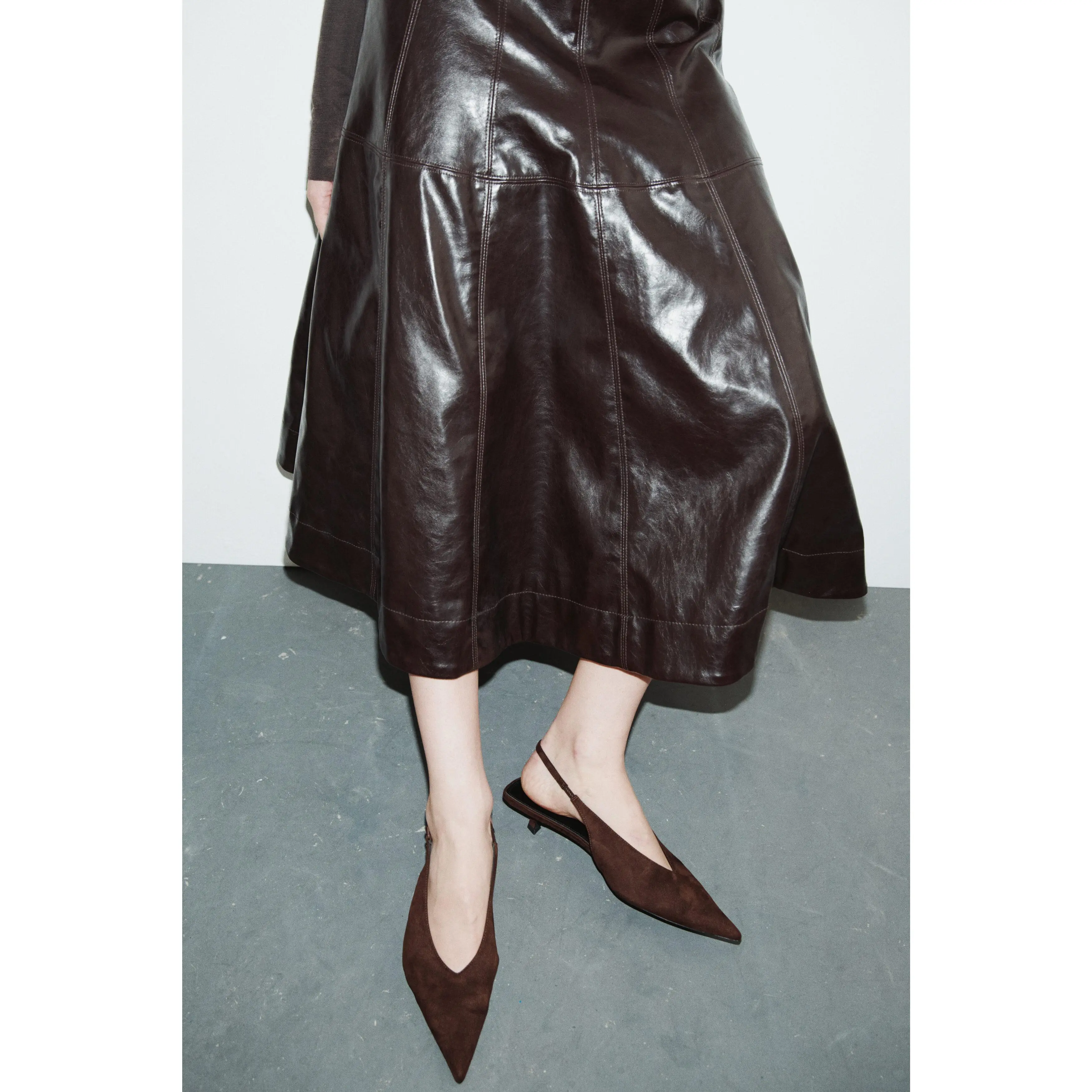 H&M Kitten-heeled slingbacks