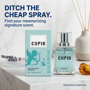 Cupid Blue Cologne Perfume for Men, Fresh Citrus Amber Scent, Long-Lasting Portable Fragrance Spray,Portable Size floral scentual sweet Eau de Parfum natural long-lasting fragrance fruity gourmand fragrance daily