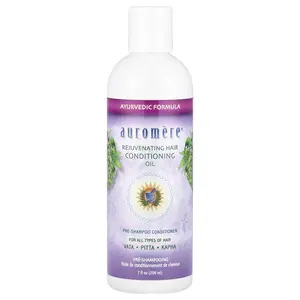 Auromere Rejuvenating Hair Conditioning Oil, For All Types of Hair, 7 fl oz (206 ml)