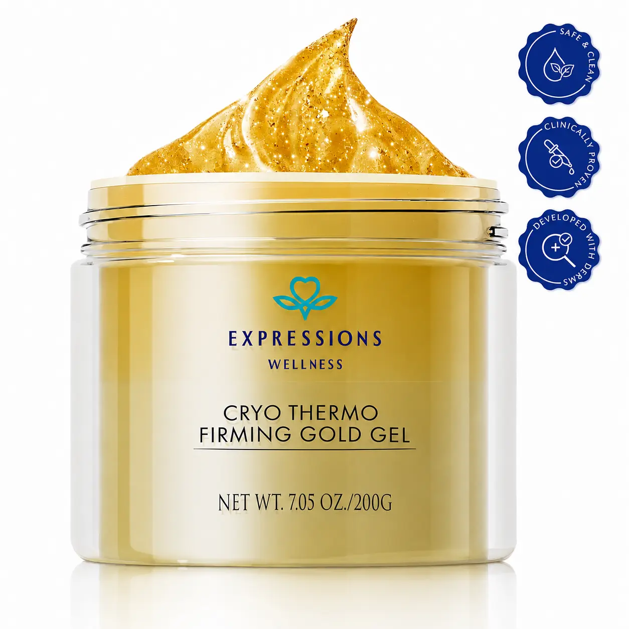 15-Day Fast-Acting Anti Cellulite  Sculpting & Tightening  Burn Gold Massage Cream |  Cryo Thermo cellulite remover for legs ,Belly & Arm| WELLENESS，Refreshing Formula | Unisex Body Contouring Treatment for Men & Women |200 G #tiktokshopbacktoschool