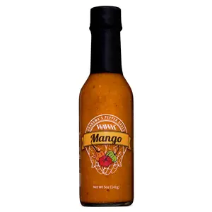 Grandma's Mango Pepper Sauce - Incredible flavor, Spicy - Woman Owned, Black Owned, Veteran Owned - 5oz Medium Heat
