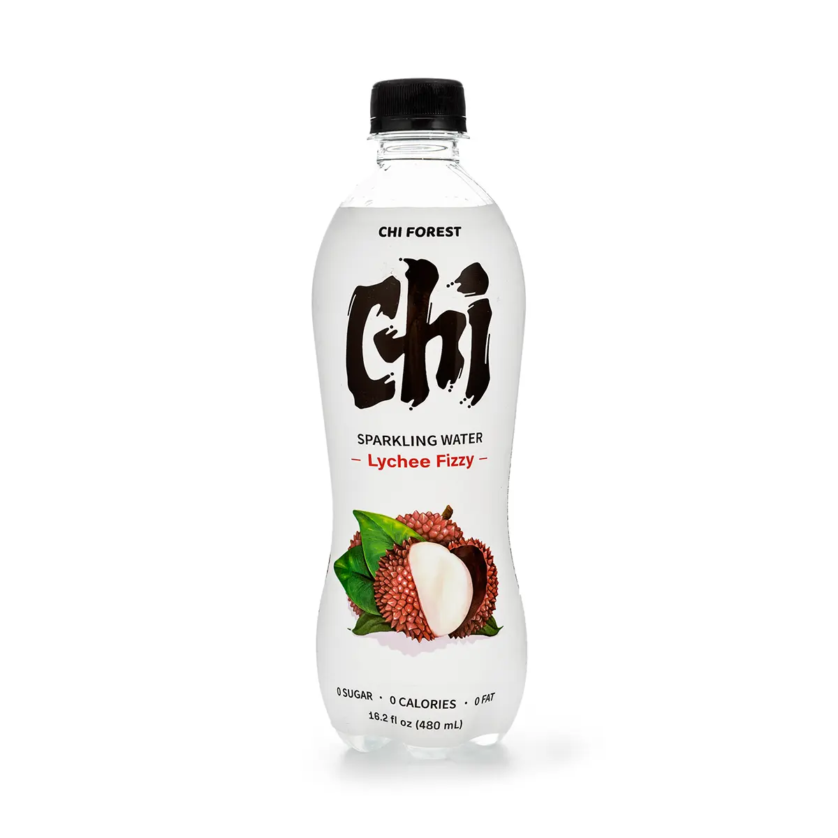 Genki Forest Chi Sparkling Water, Lychee Flavor 480 ml