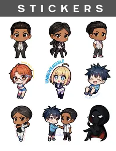Children of Thread 3 Inch Chibi Stickers