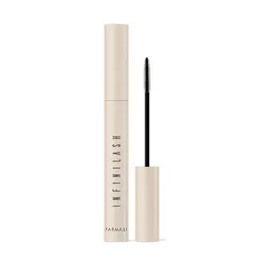 FARMASI Mascara Infinilash - Ultra Black Finish, Twin-Vortex Design Brush, 0.33 FL OZ, Regular Edition, 30ml, Volumizing Makeup - Cosmetic