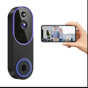 Wireless Video Doorbell Camera, Smart Security Doorbell Camera, 1080P, AI Human Detection , Night Vision, Instant Alert, Two Way Audio, 2.4G WiFi Only, Simple Installation and Rechargeable Battery, Cloud Storage, WiFi Camera