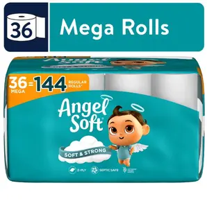 Angel Soft 2-Ply Toilet Paper, 36 Mega Rolls