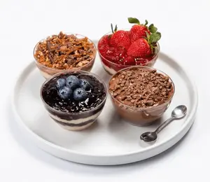 Andy Anand Sugar-Free Cheesecake Sampler, 4 Flavors, 3.7 lb – Keto & Diabetic-Friendly, Strawberry, Blueberry, Triple Chocolate & Turtle