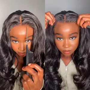 Midulla Loose Body Wave 6x4 Glueless Wigs Human Hair Pre Plucked 13x4 Lace Front Wig Lazy Wavy Human hair Wigs for Women #FallFreshness #blackfriday