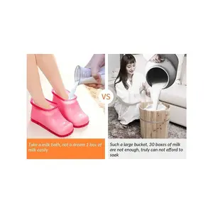 Local Shipping- Portable Foot Soak Tub Foot Soaker, Foot Spa Shoes Pedicure Foot Spa For Thermal Massage To Promote Blood Circulation (Large High,Blue),Massage Foot Bath Shoes Foot Soaking Bath Basin,