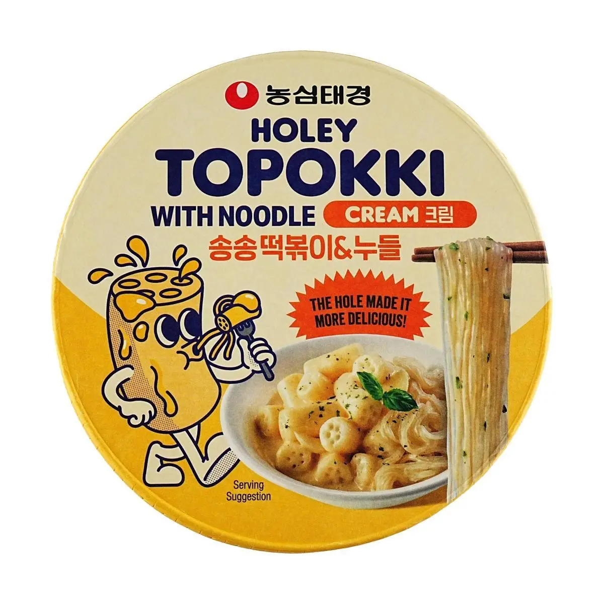 NONGSHIM Korean Creamy Tteokbokki Ramen 118g Instant Cup Noodle
