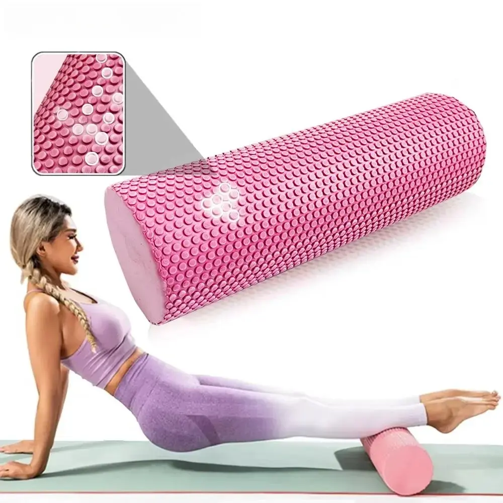 Yoga Roller, Round Eva Foam Cylinder, Hexagonal Roller for Pilates Exercise, Enhanced Home Workouts, Fitness Equipment for Home Gym, Abdominal Roller, Core Exercise Equipment, Stomach Workout Equipment, Fitness Tool, Training Roller, Fitness Gear