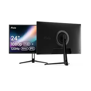Pixio PX246 Wave 24 inch 120Hz Refresh Rate FHD 1080p Resolution IPS Panel 4ms GTG Response Time Gaming Monitor with Adaptive Sync