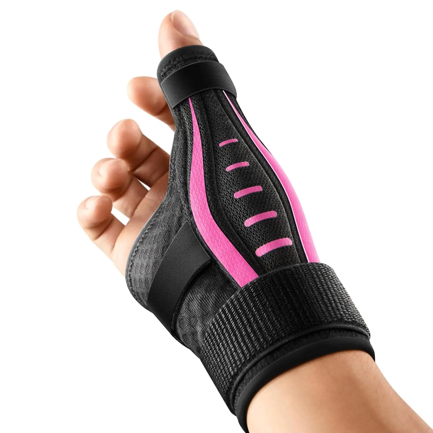 Unisex Adjustable Strap Thumb Spica Splint Brace (Right/Left Hand), Ergonomic Stabilizer for Arthritis Relief, Pain Support, Trigger Thumb, CMC, De Quervains Tenosynovitis