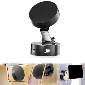 Vacuum Magnetic SuctionCup Phone Stand - Equipped with Magnetic Ring, Easy Mount, Portable Accessories, Multi-Scene Use, Suitable for All Smartphones, Phone Holder