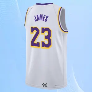 Men's stitched Basketball Jersey White 2025